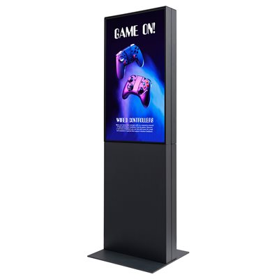 Smart-Line Dubbelsidig Totem Digital Skylt med 43" Display - Svart