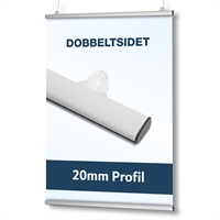 Dubbelsidig Posterlist - 85 cm