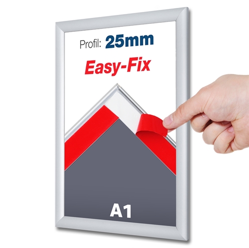 EasyFix Självhäftande Snäppramar med 25mm profil - A1