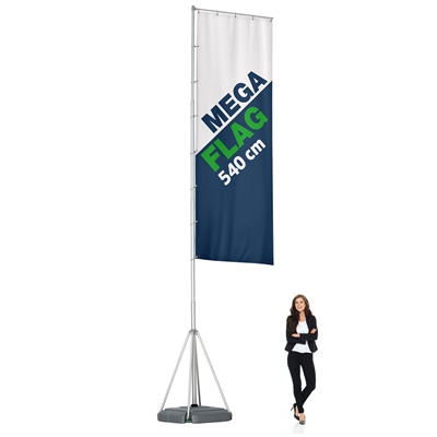 MegaFlag 540 cm - inkl. tryck