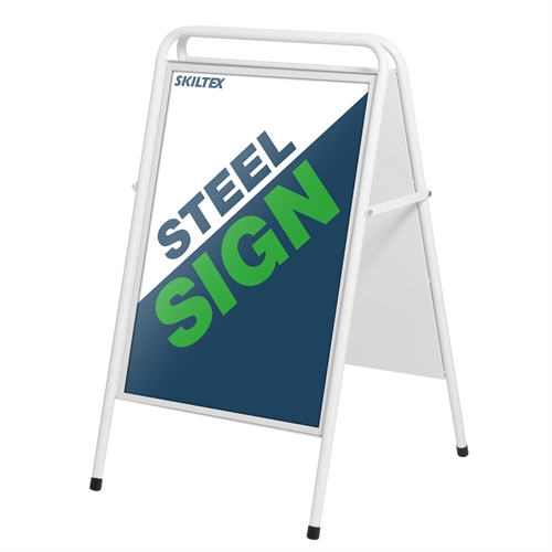 SteelSign Vit Trottoarpratare