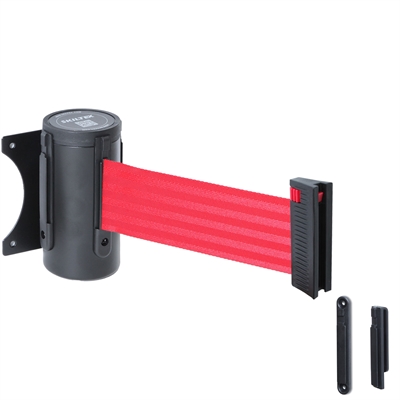 WallMaster 300 - Avspärrningsband med väggfäste - Röd