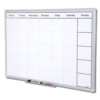 Veckoplanering whiteboard - 90x60 cm