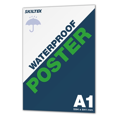 Vattenfasta affischer till utomhusbruk - A1