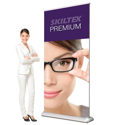 PREMIUM rollup display inkl. tryck - 85 x 200 cm