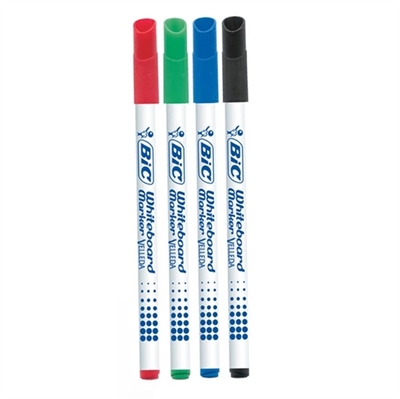 Whiteboard marker - 2.8 mm spets - Paket med 4 st